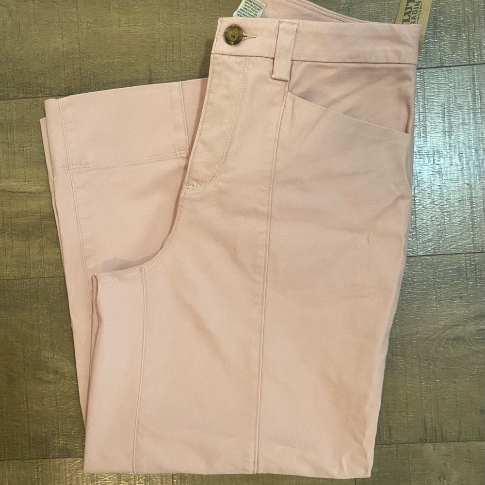 Duluth Workday Warrior Chino Wide Leg Crop Pants - NWT